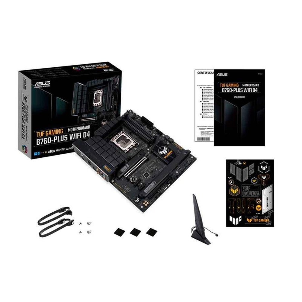 Placa Mãe Asus TUF Gaming B760M-Plus D4, DDR4, LGA1700, ATX