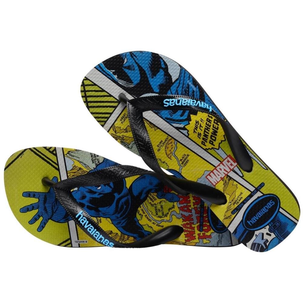 Havaianas Top Marvel Classics Preto/Preto 35/36