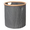 Cesto Com Alça Cinza Para Roupas Mimo Style