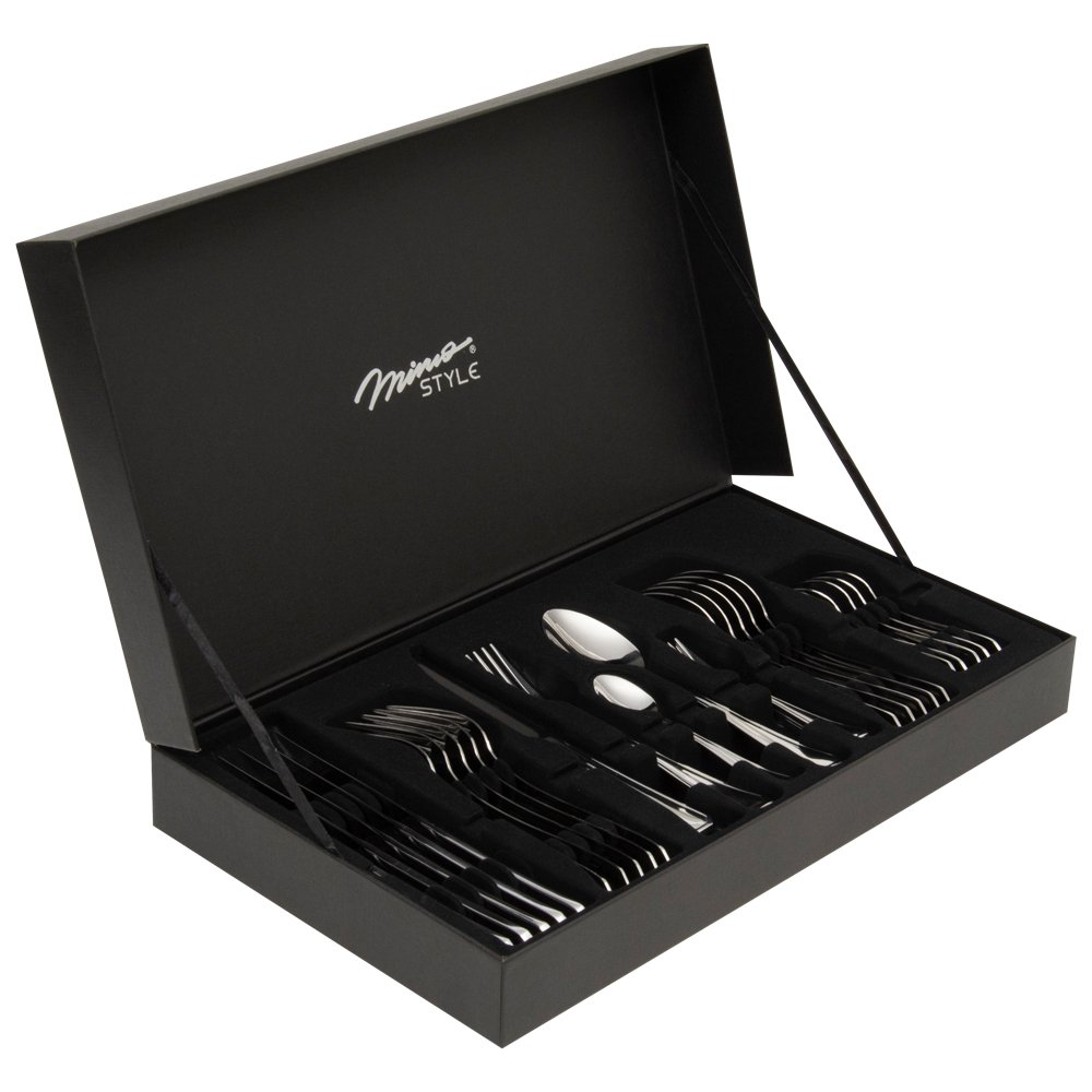 Faqueiro 30 Peças Em Aço Inox Com Alto Brilho Mimo Style