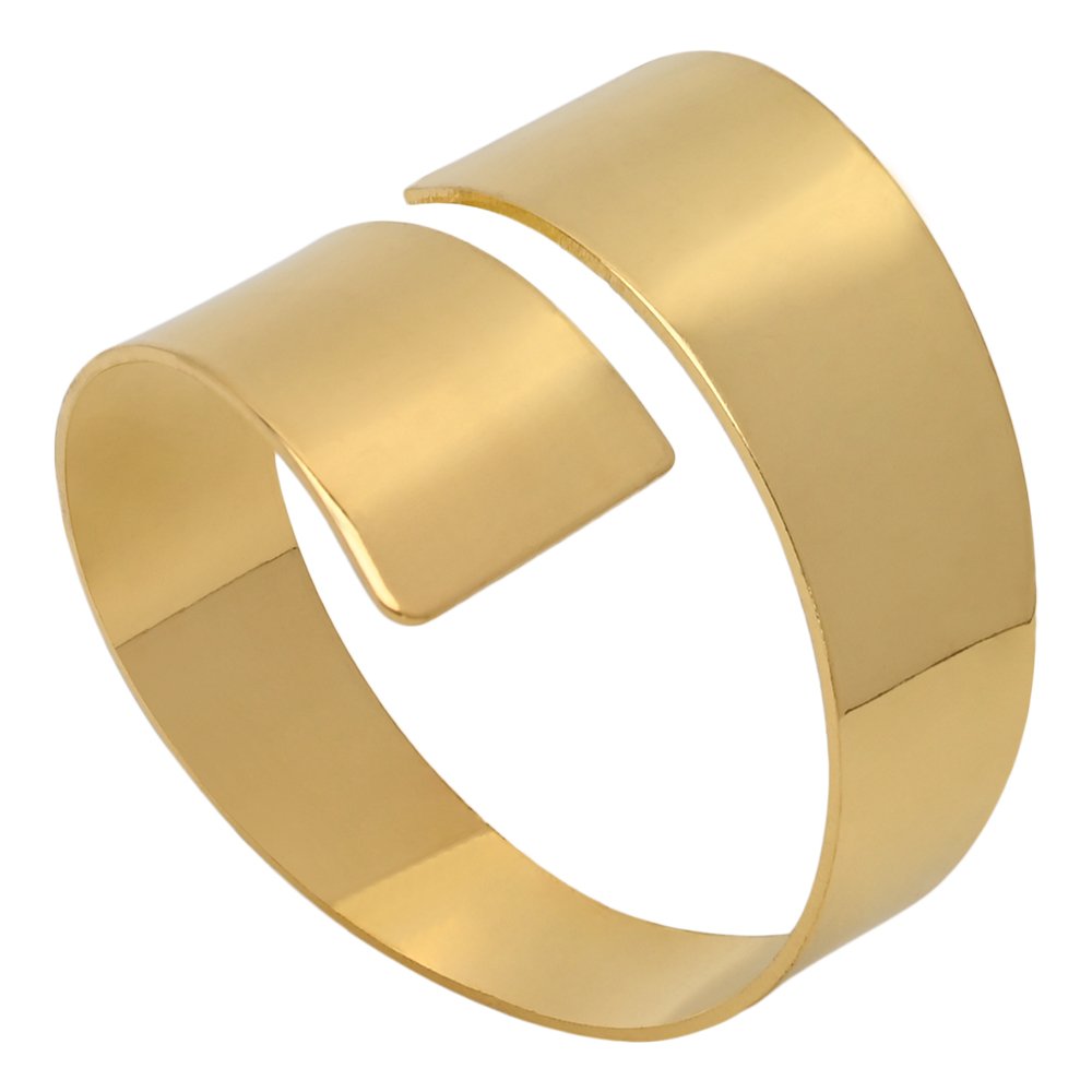 Anel de Guardanapo Turquia Dourado Redondo Mimo Style