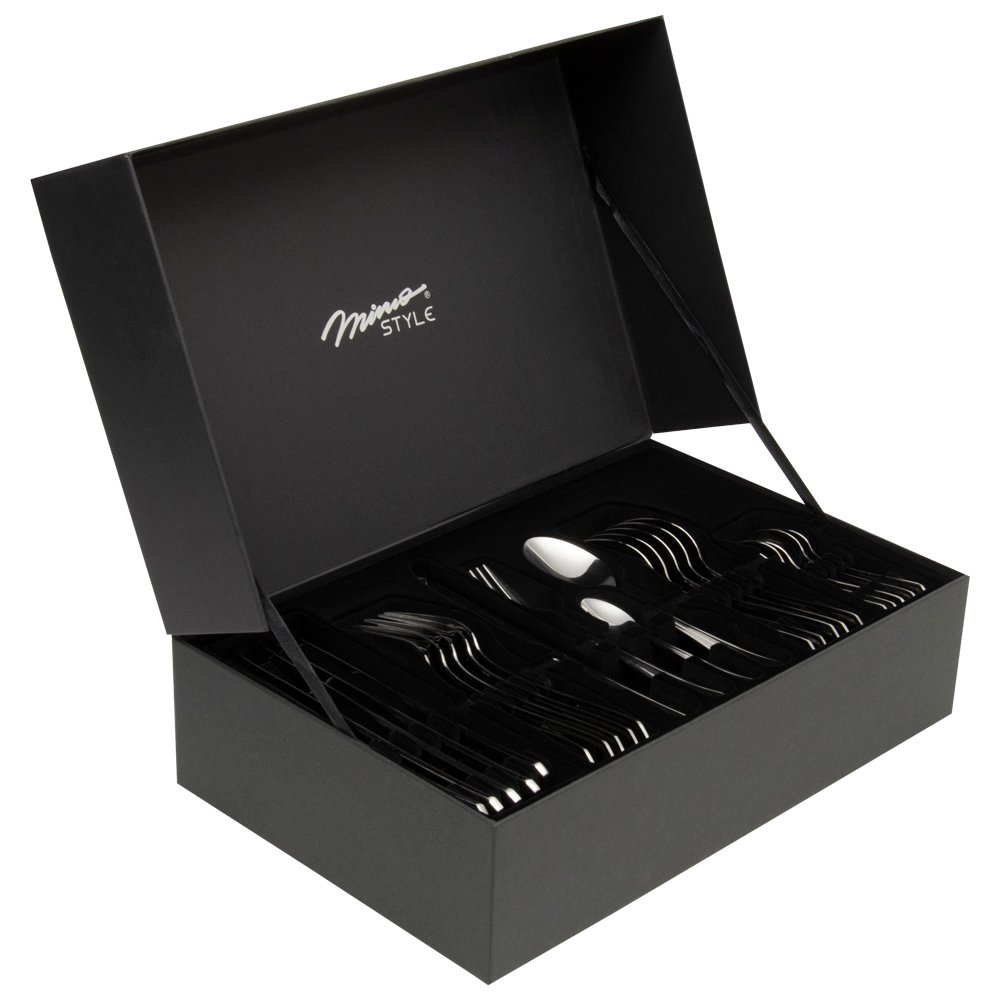 Faqueiro 48 Peças Em Aço Inox Com Alto Brilho Mimo Style