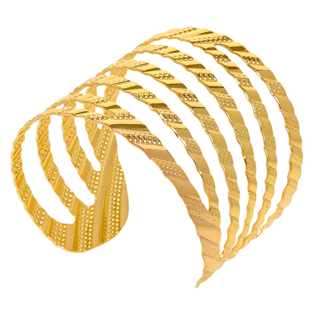 Anel de Guardanapo Viena Dourado Arredondado, Perfeito para Todas as Ocasiões, Feito de Aço Carbono Cromado. Sofisticado, Modern