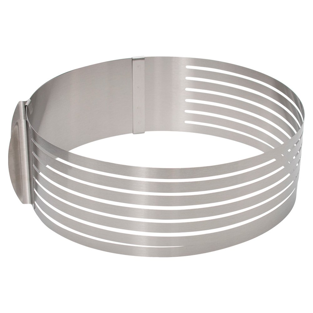 Aro Fatiador Redondo para Bolos com 6 Camadas Ajustável de 23 à 28,5cm Mimo Style