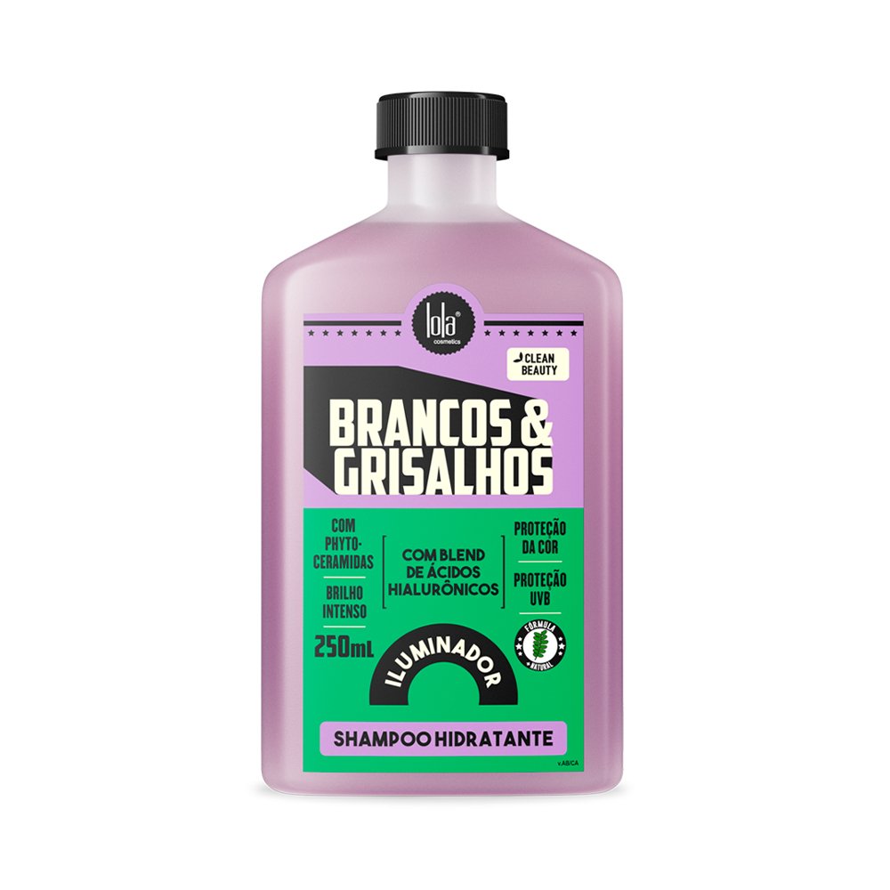 Shampoo Lola Cosmetics Brancos e Grisalhos Hidratante 250ml