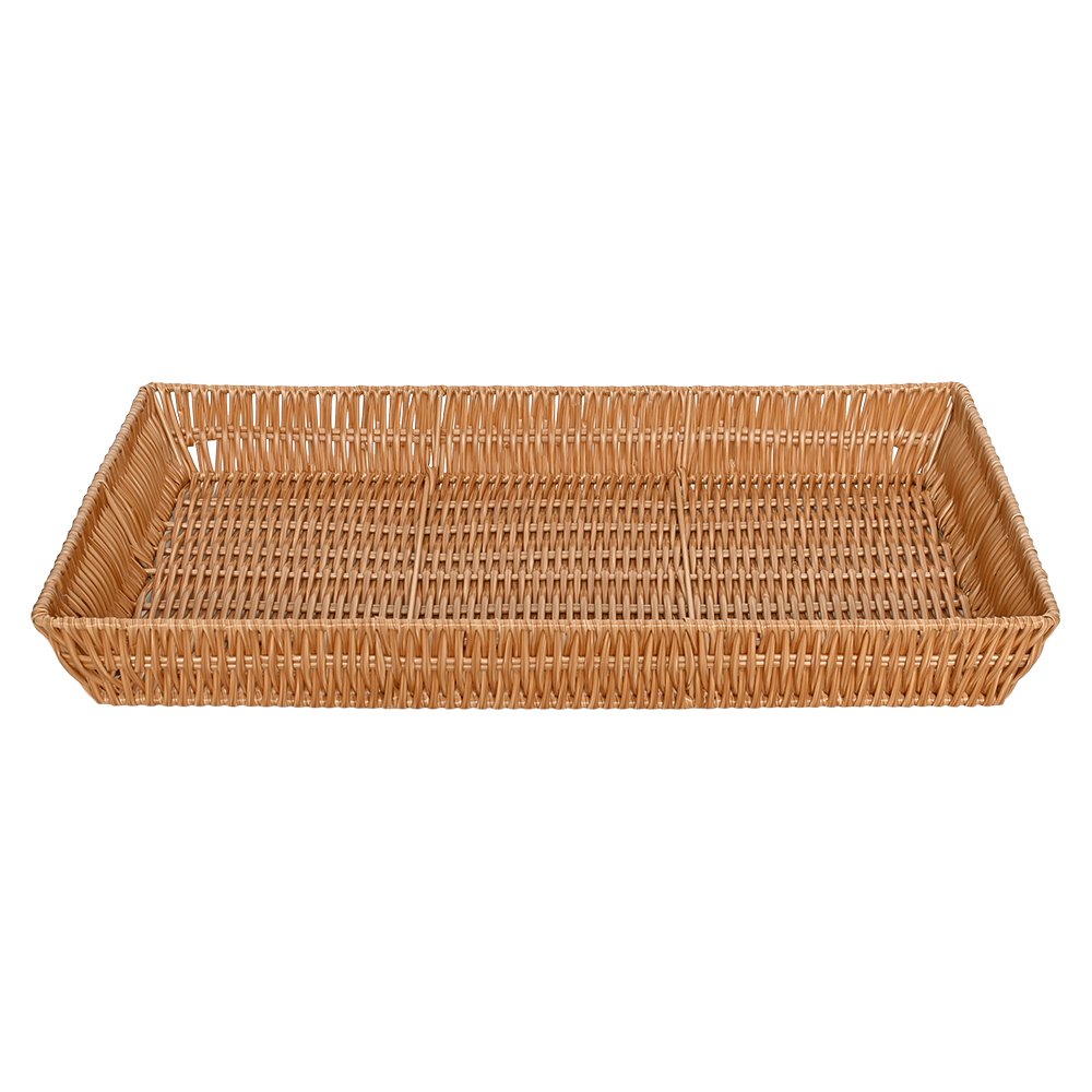 Cesto Retangular 45cm de Fibra Natural na Cor Clara Mimo Style