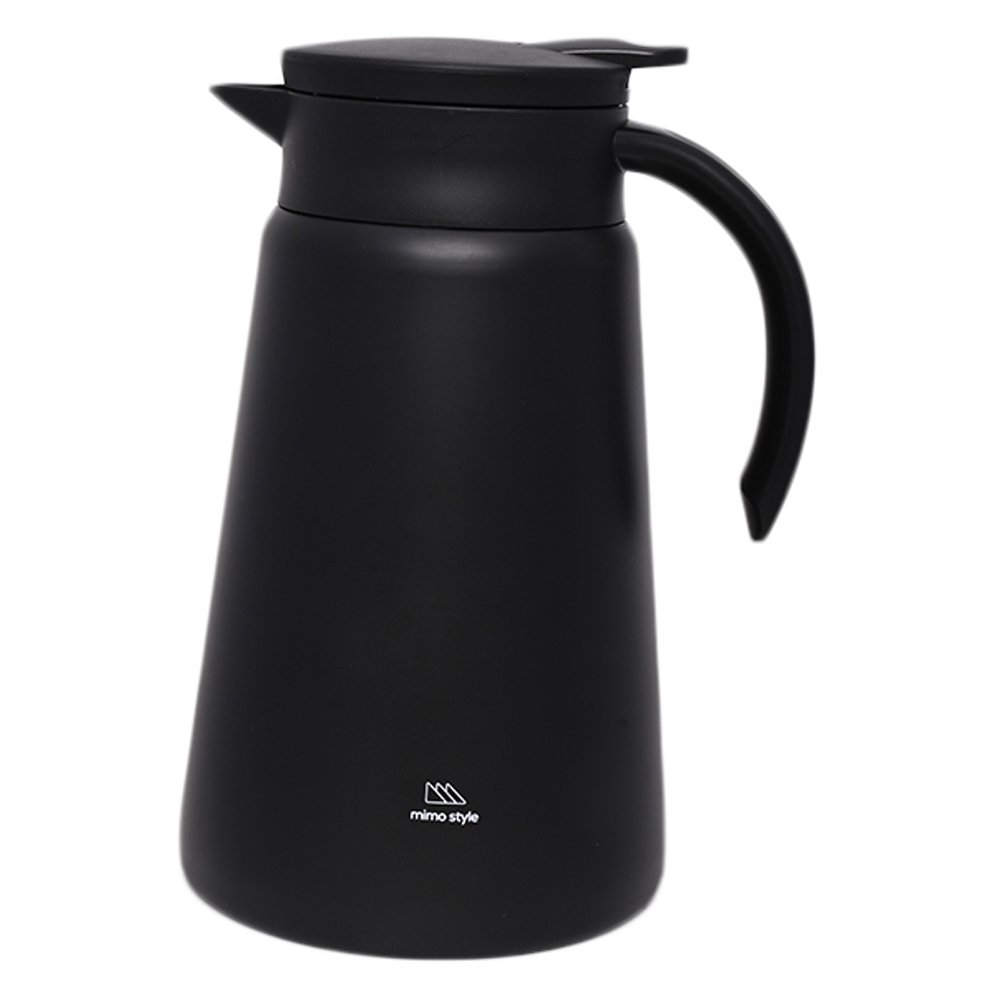 Garrafa Térmica Daily Parede Dupla Inox Black 1L Mimo Style