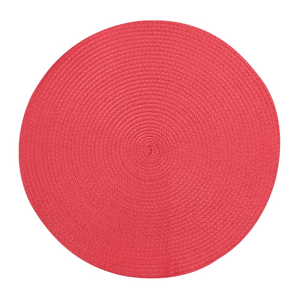 Lugar Americano Redondo Vermelho Mimo style