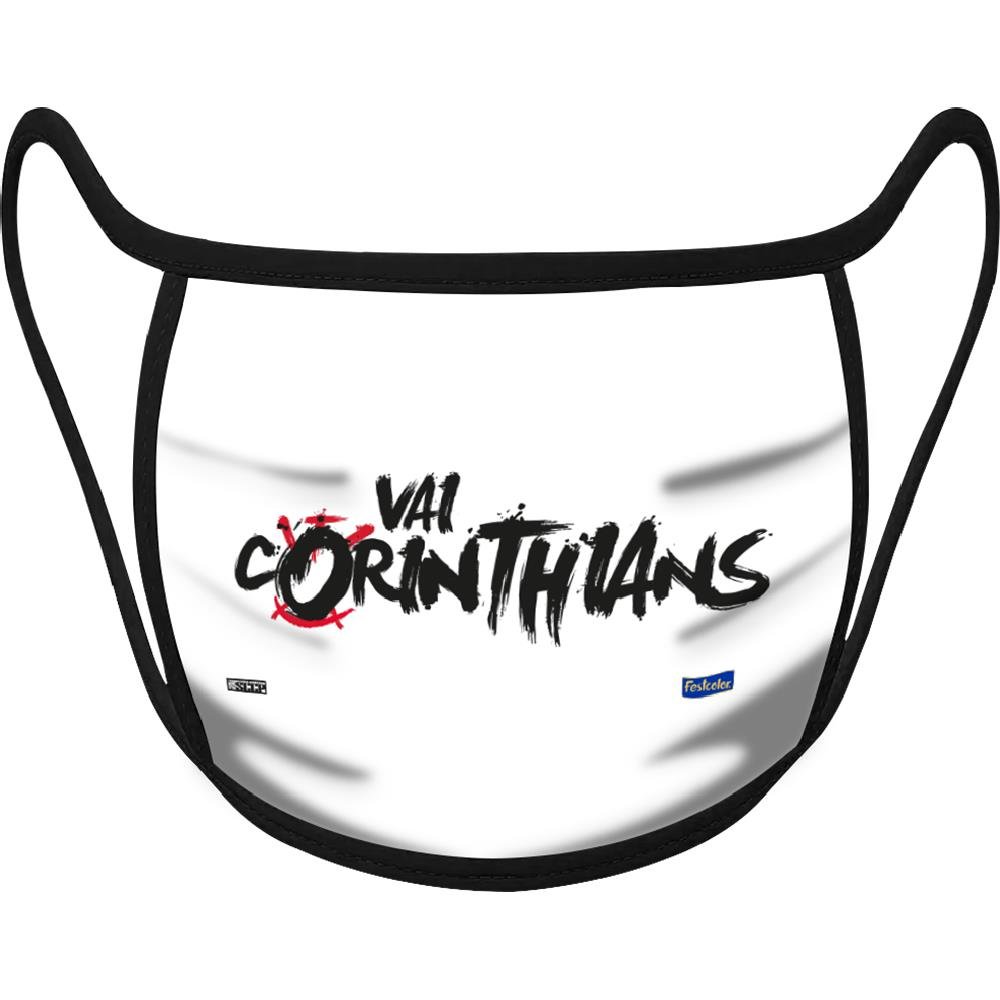 Mascara De Protecao Branca Corinthians
