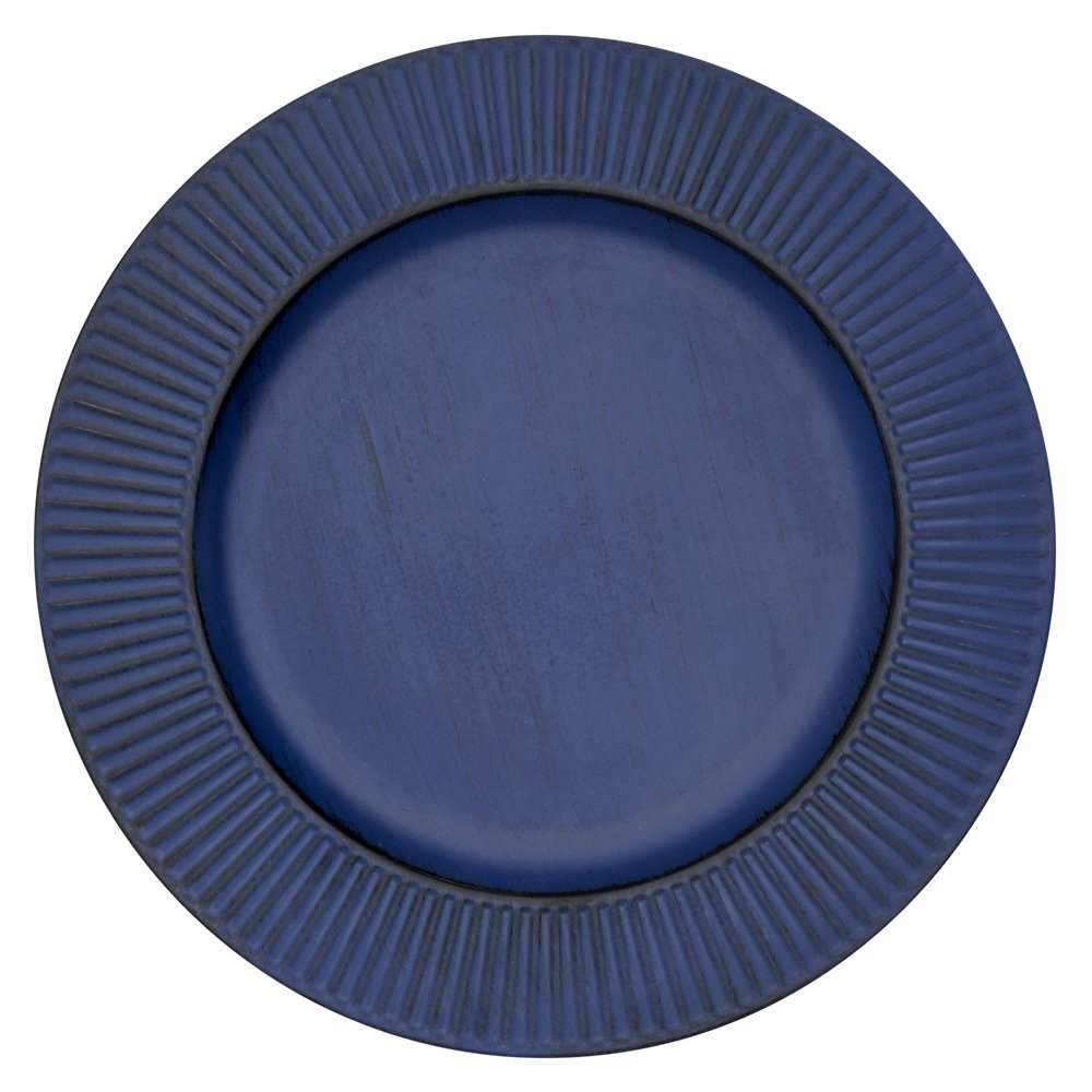 Sousplat Listras Azul Marinho 33cm Mimo Style