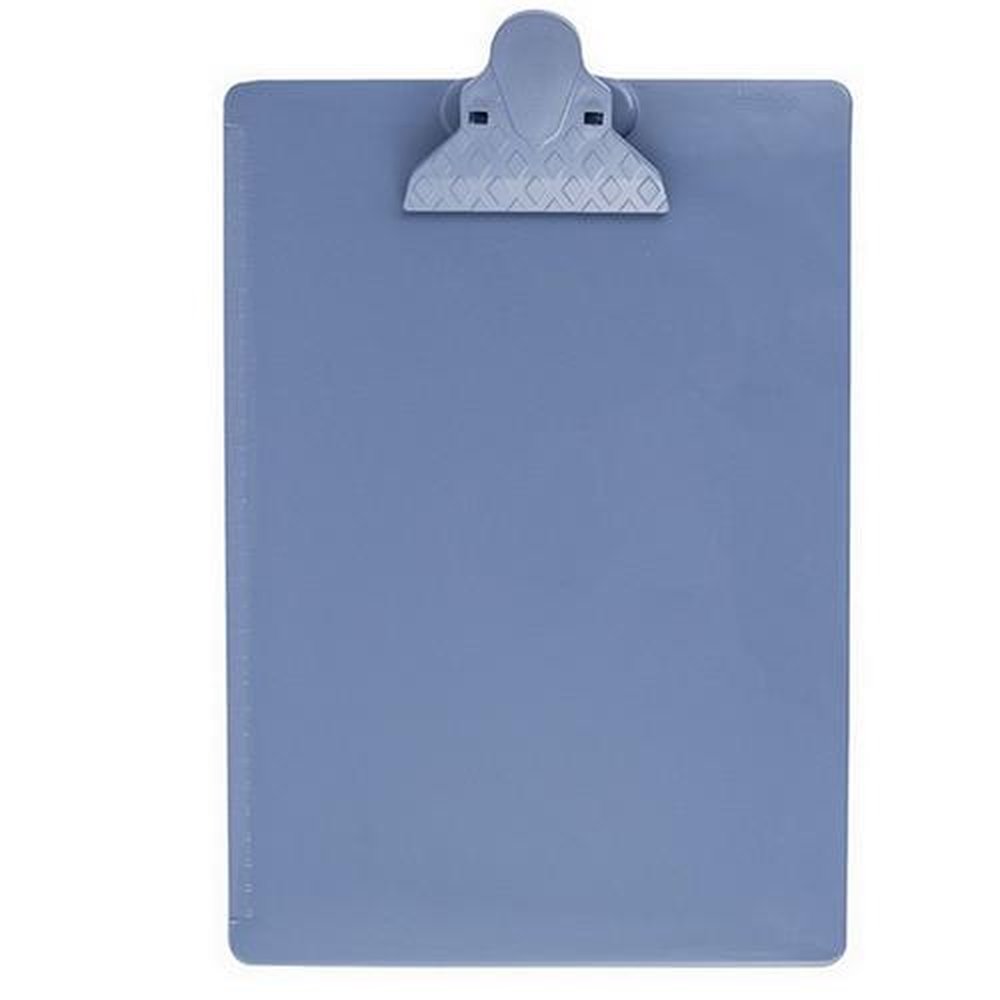 Prancheta Plástico Ofício Super Azul Pastel Waleu