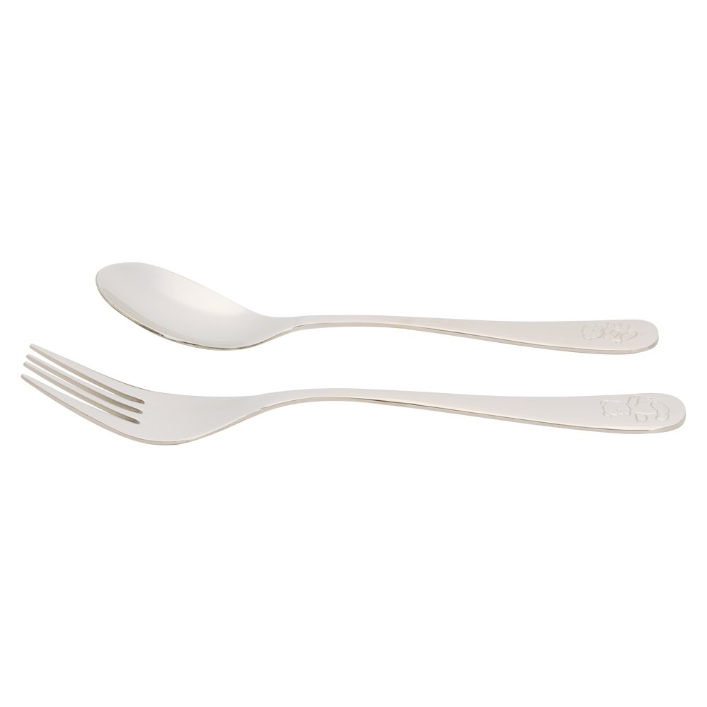 Dupla de Talheres Infantil Bear Inox Mimo Style