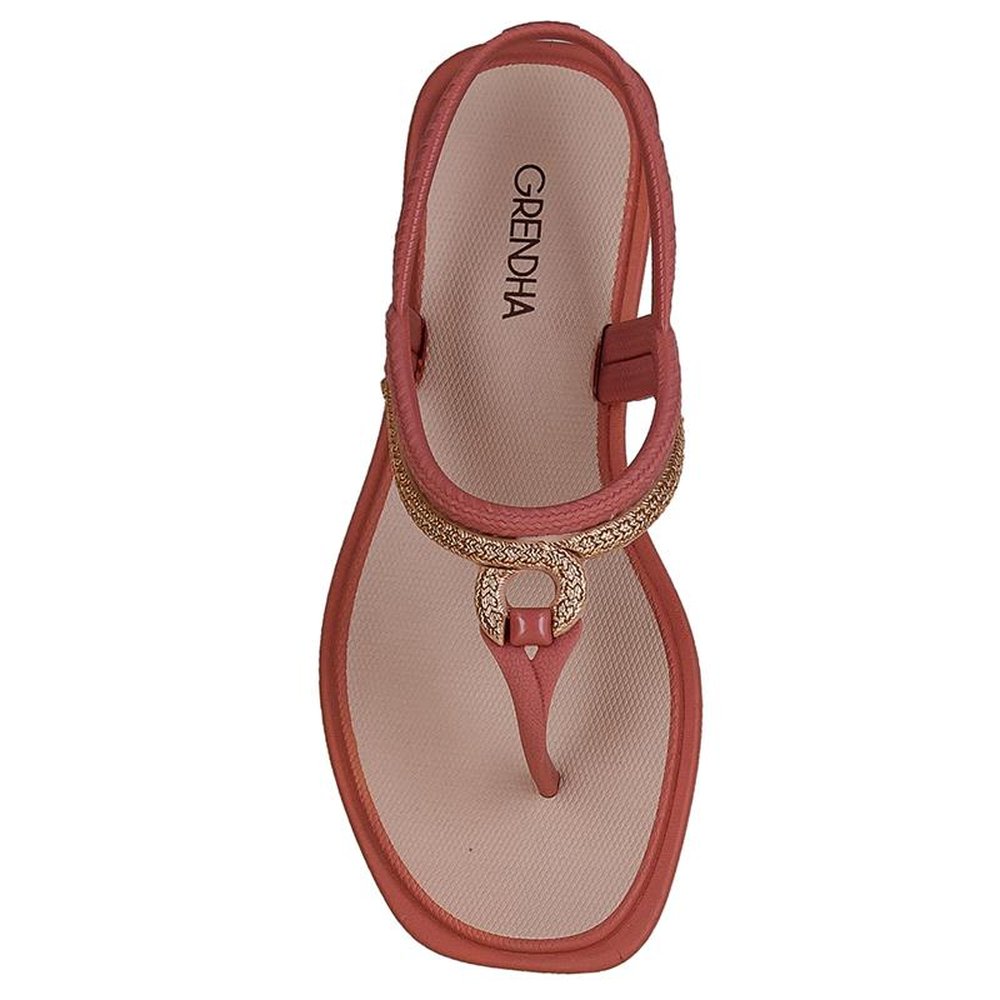 Sandalia Grendha Caju Exotica Nude - Grade com 12 pares