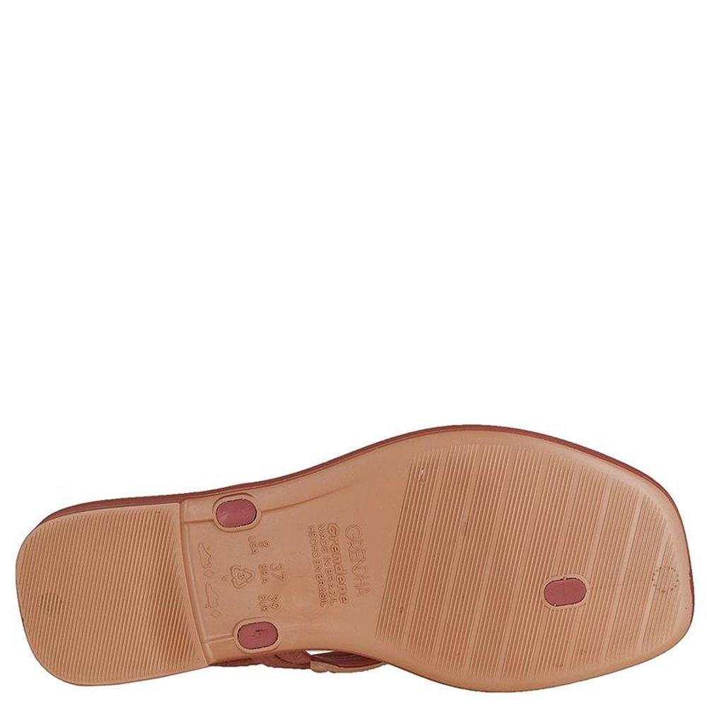 Sandalia Grendha Caju Exotica Nude - Grade com 12 pares
