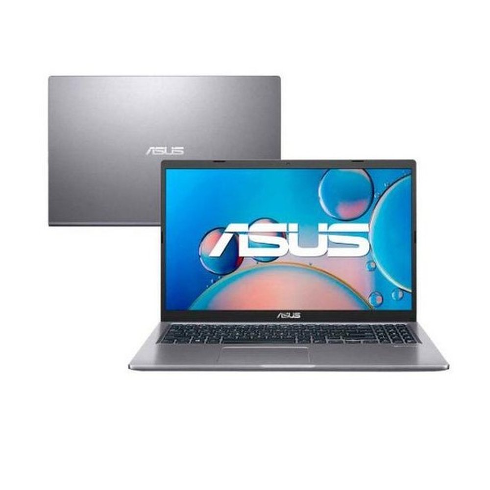 Notebook Asus Dual Core 4GB 128GB SSD Tela 15.6" Windows 11 X515MA - BR623X Cinza