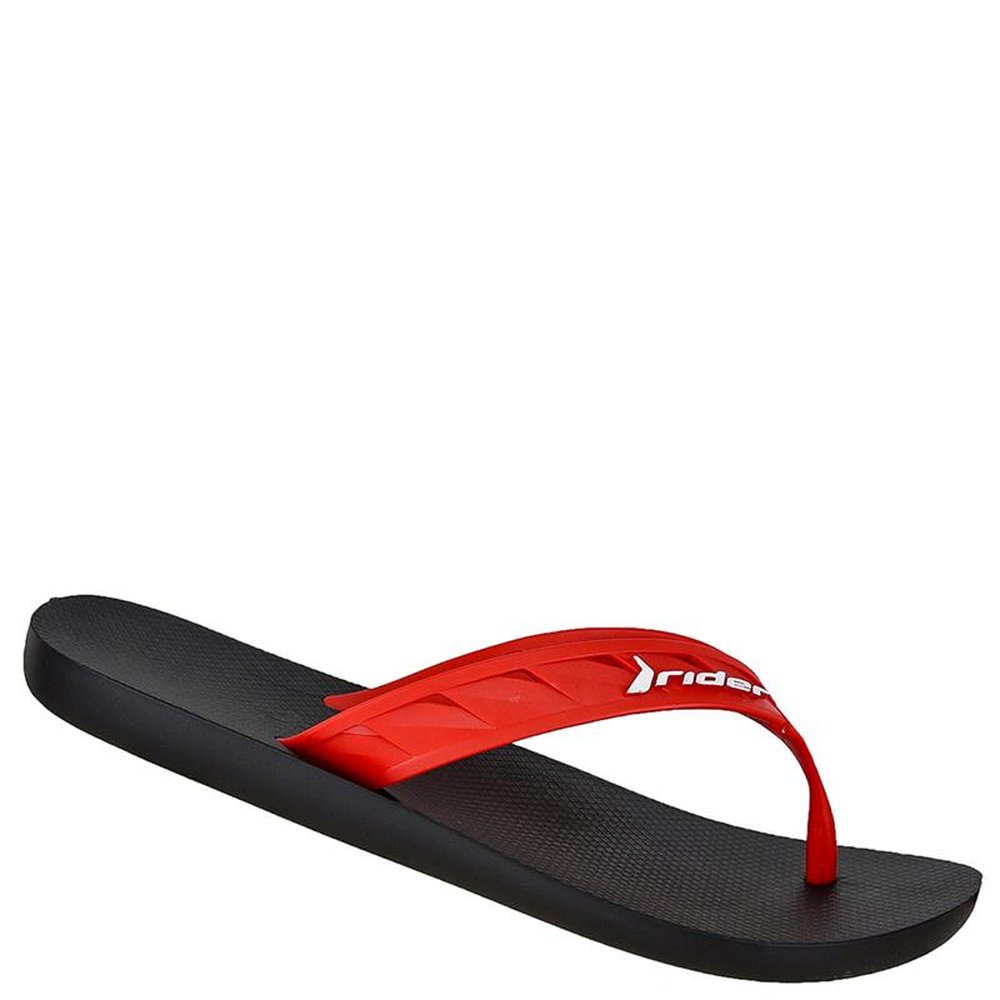Chinelo Rider Street Preto - Vermelho - Grade com 12 pares