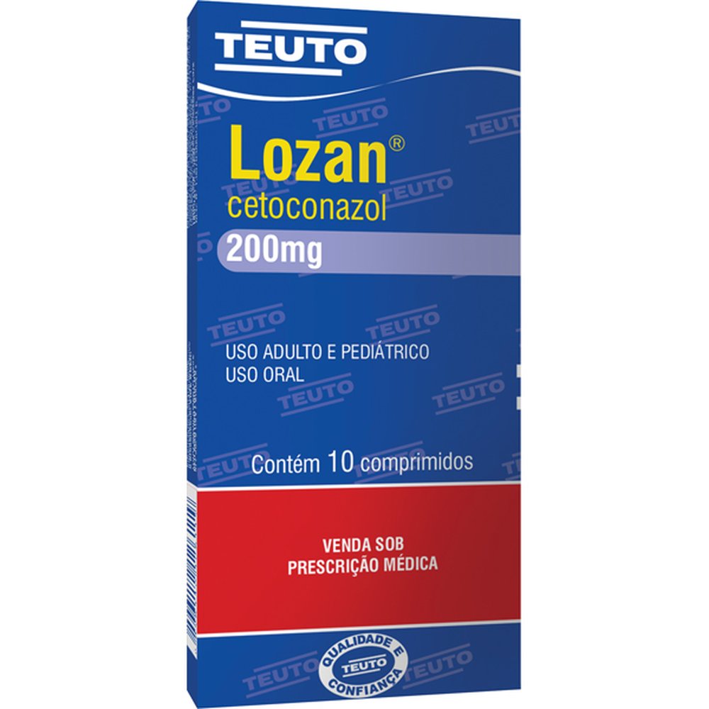 Lozan -Cetoconazol- 200Mg Com 10 Comprimido - TEUTO