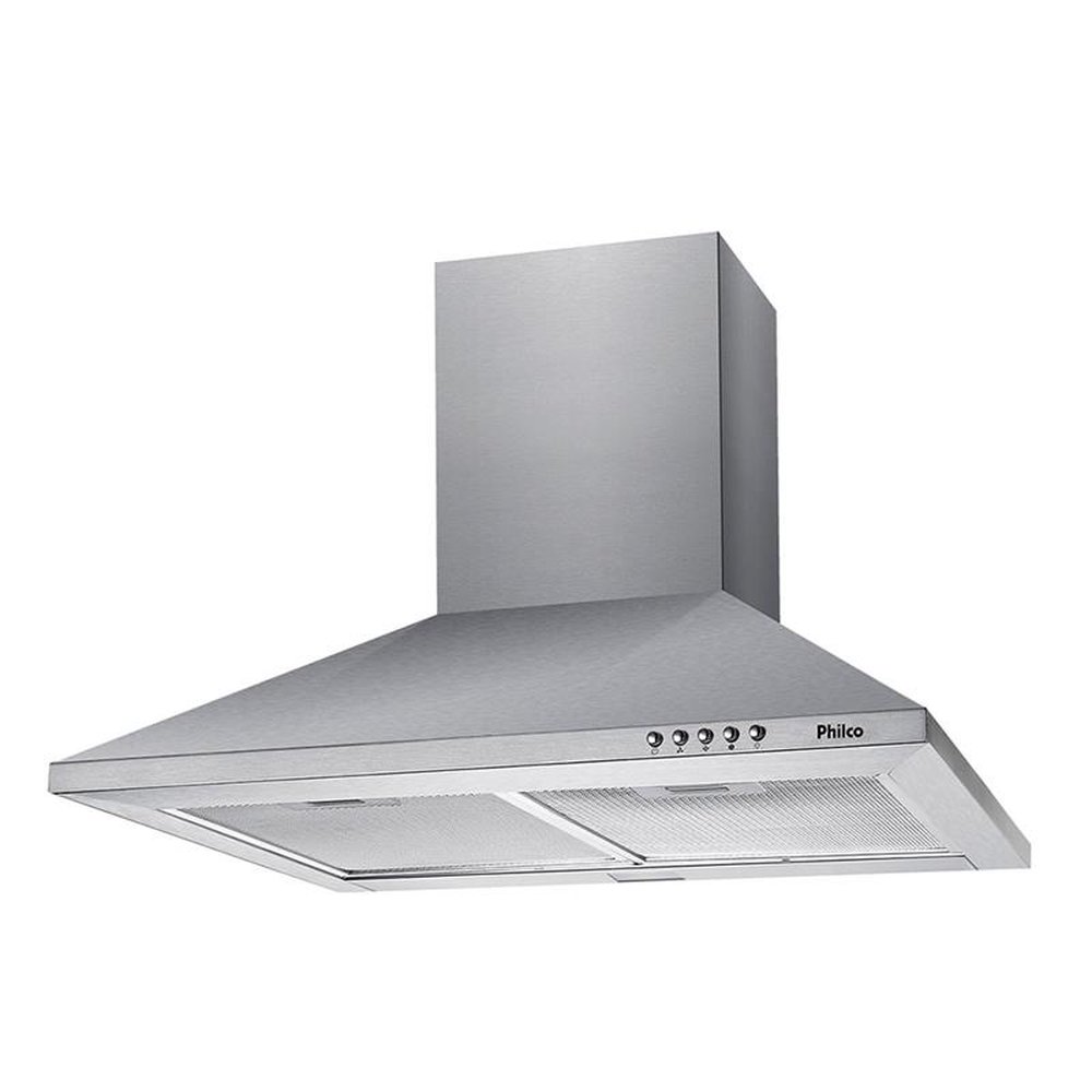 Coifa de Parede 60cm Philco PCO62I Pirâmide Inox, 110V