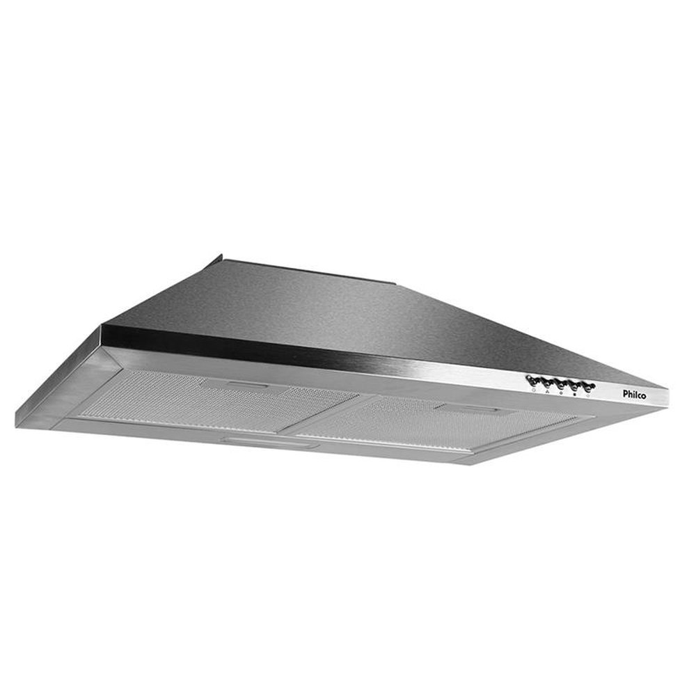 Coifa de Parede 60cm Philco PCO62I Pirâmide Inox, 110V