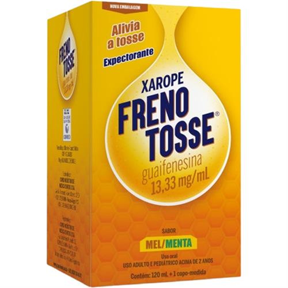 Frenotosse Xarope Frasco 120Ml Sabor Mel-Menta - CIMED