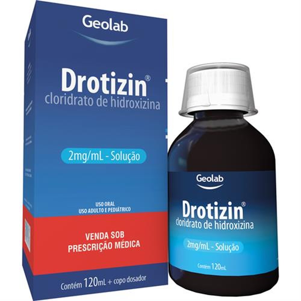 Drotizin 2Mg-Ml Solução Oral Frasco 120Ml - GEOLAB