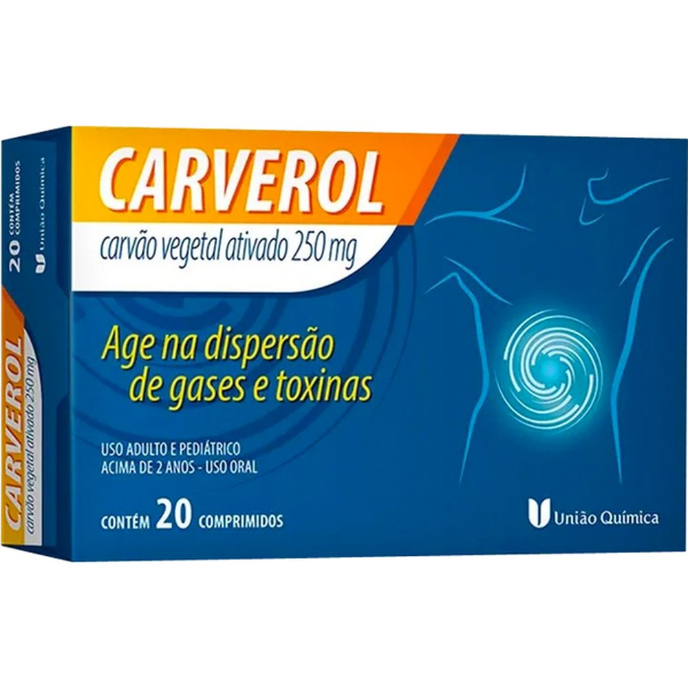 Carverol 250Mg Com 20 Comprimido - UNIAO QUIMICA