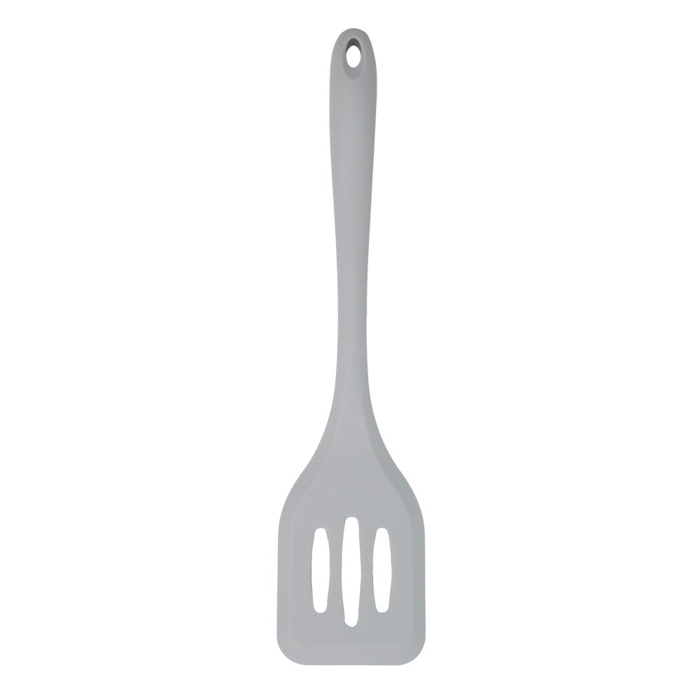 Espátula Vazada De Silicone Cinza Mimo Style