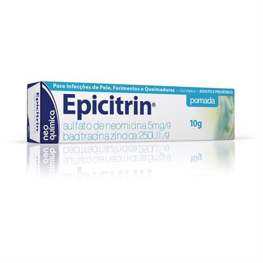 Epicitrin 5Mg-250Ui Pomada Dermatologico Bisnaga 10 Gramas