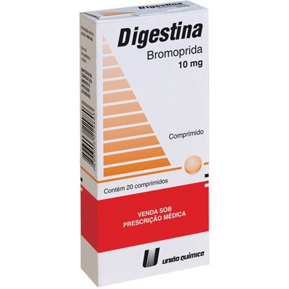 Digestina 10Mg Com 20 Comprimido - UNIAO QUIMICA | Martins Atacado