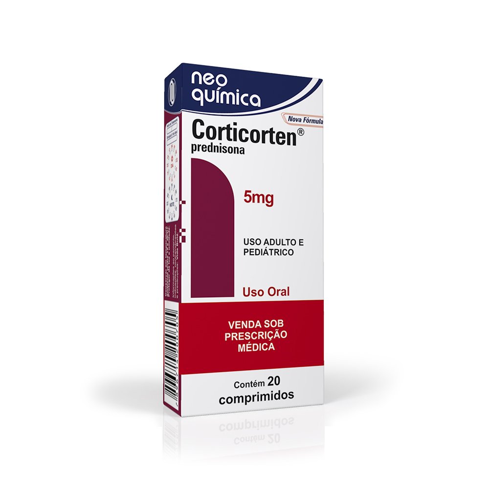 Corticorten 5Mg Com 20 Comprimido - NEO QUIMICA | Martins Atacado