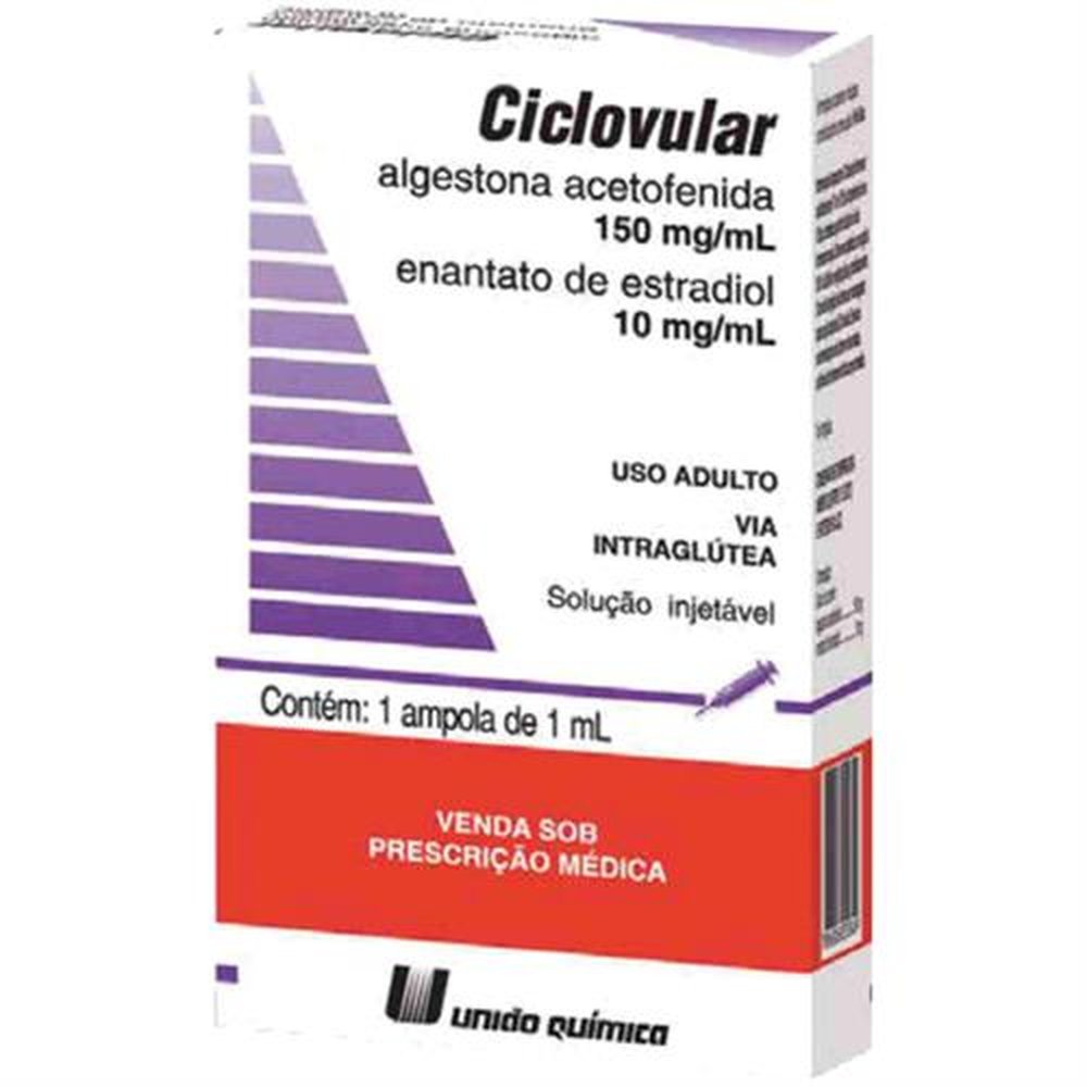 Ciclovular 150-10Mg-Ml 1Ml Com Seringa-Ampola - UNIAO QUIMICA