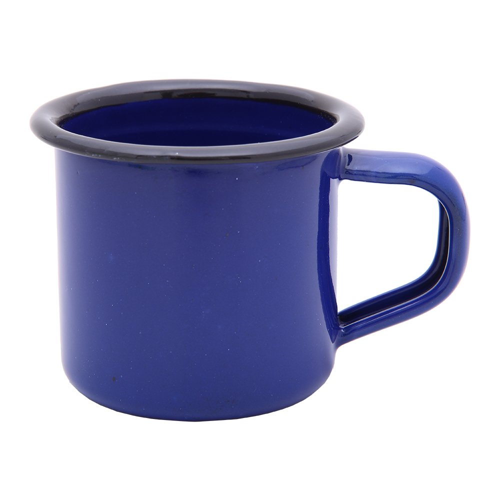 Caneca Esmaltada 670ml Cor Azul Ferro Esmaltado Mimo Style
