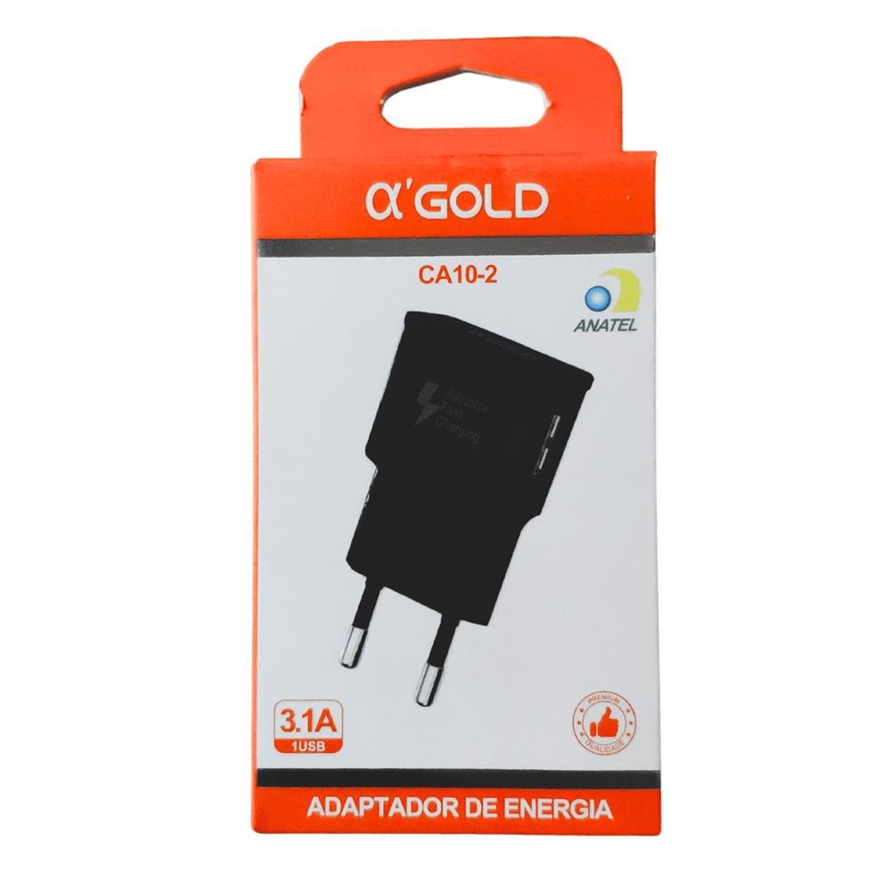 Fonte USB Adaptador de Energia para Celular Carregador 3.1 A