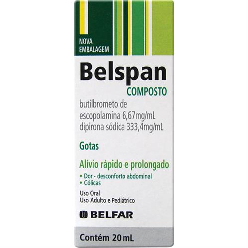 Belspan Composto Gotas 20Ml - BELFAR