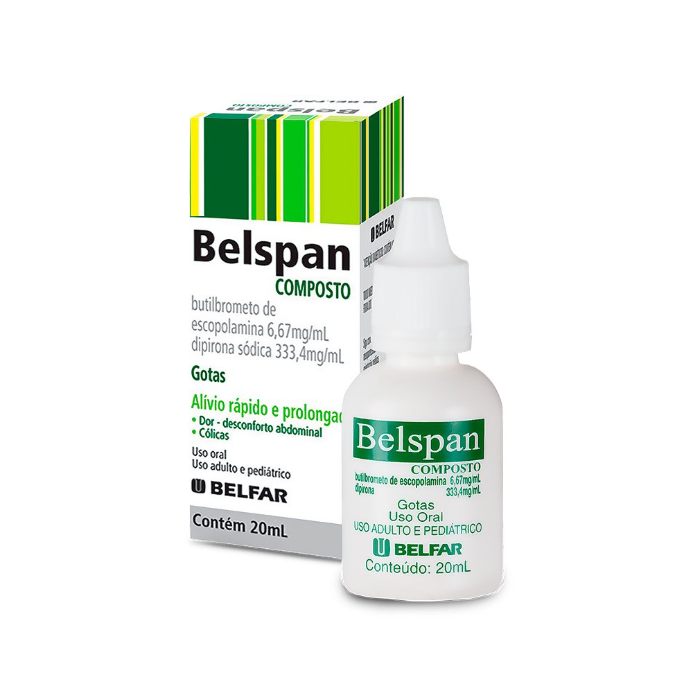 Belspan Composto Gotas 20Ml - BELFAR | Martins Atacado