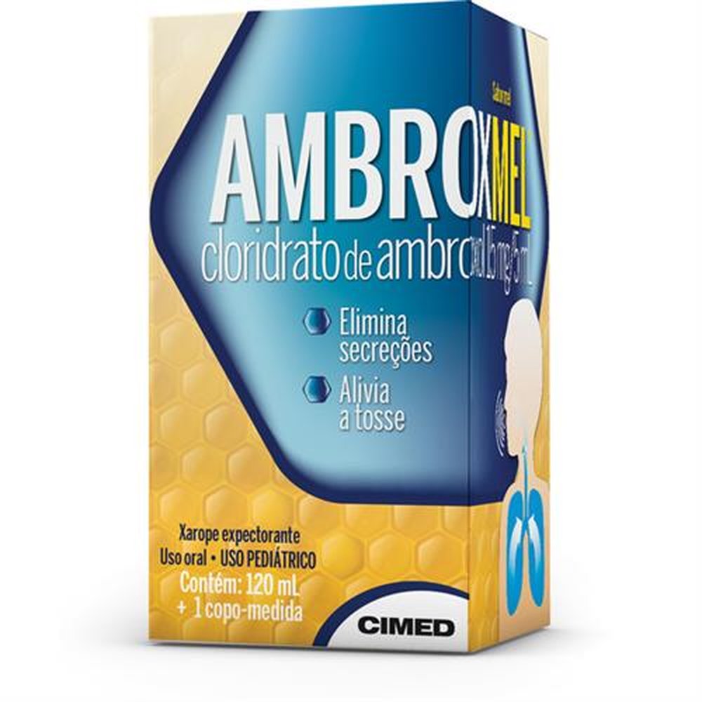 Ambroxmel 3Mg-Ml Xarope Frasco 120Ml Pediatrico Sabor Mel - CIMED
