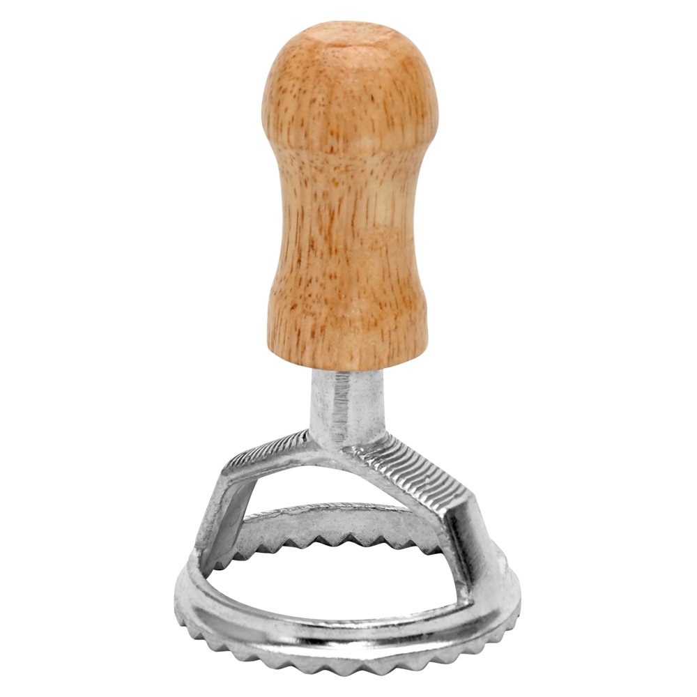 Cortador Para Ravioli Redondo Com Cabo De Madeira Zinco Mimo Style