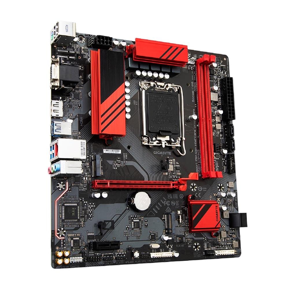 Placa Mãe Gigabyte B760M Gaming, Chipset B760, Intel LGA 1700, mATX, DDR5