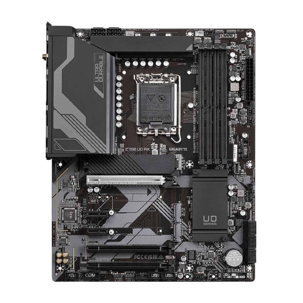 Placa Mãe Gigabyte Z790 UD AX, Chipset Z790, Intel LGA 1700, ATX, DDR5