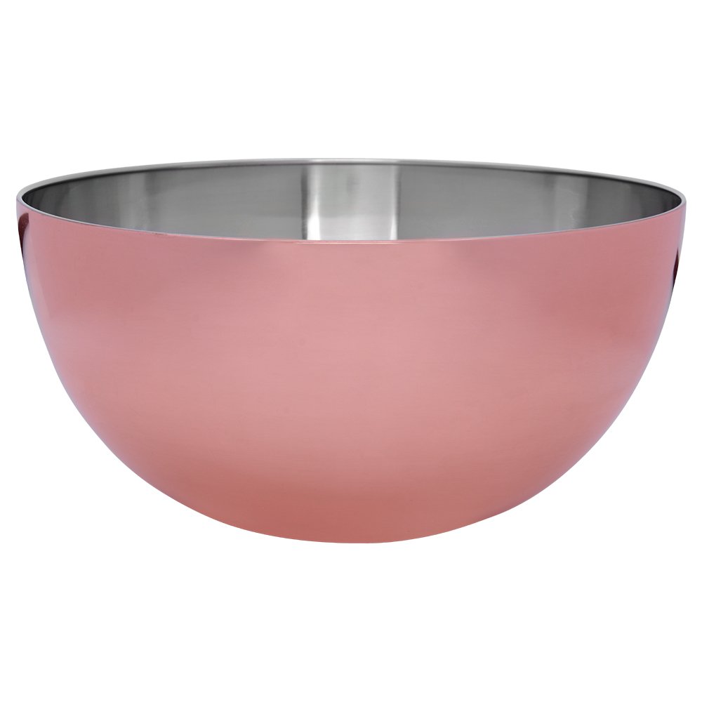 Bowl Bronze 24Cm Inox Com Acabamento Externo Na Cor Bronze Mimo Style