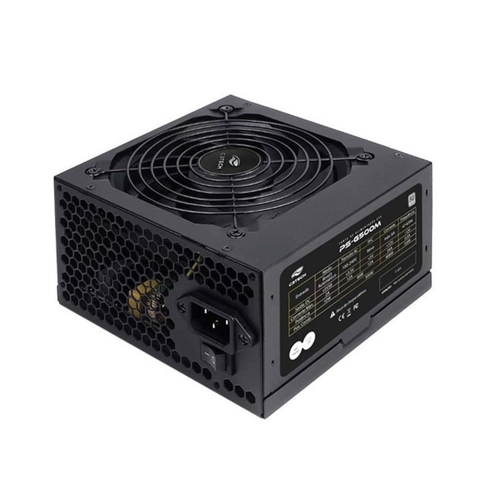 Fonte C3tech Ps-g500 ATX 500w 80 Plus White Preto