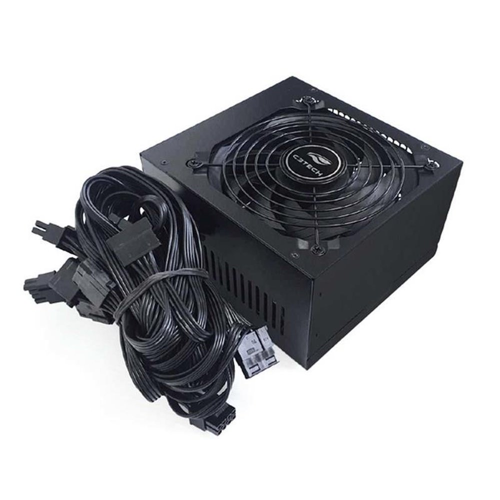 Fonte C3tech Ps-g500 ATX 500w 80 Plus White Preto