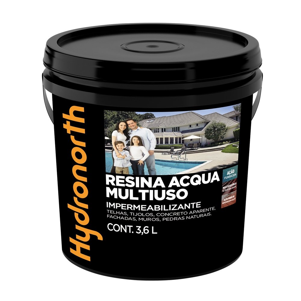 Resina Acqua Multiuso Hydronorth Perola Galão 3,6 Litros