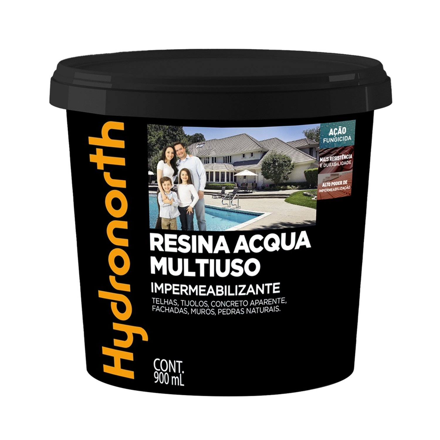 Resina Acqua Multiuso Hydronorth Perola Pote 0,9 Litros