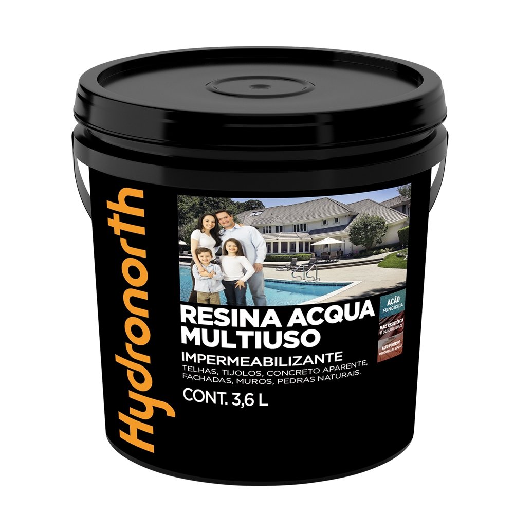 Resina Acqua Multiuso Vermelho Oxido Galão 3,6 Litros