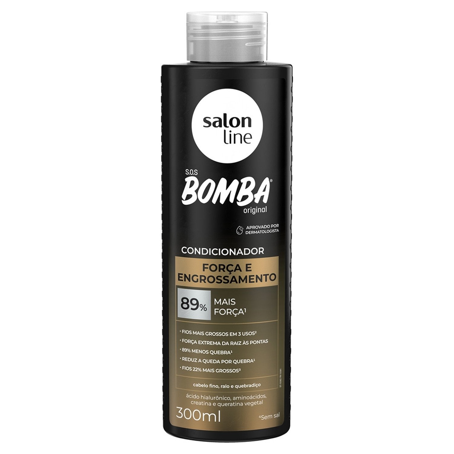 Condicionador Salon Line Bomba Força e Engrossamento 300ml
