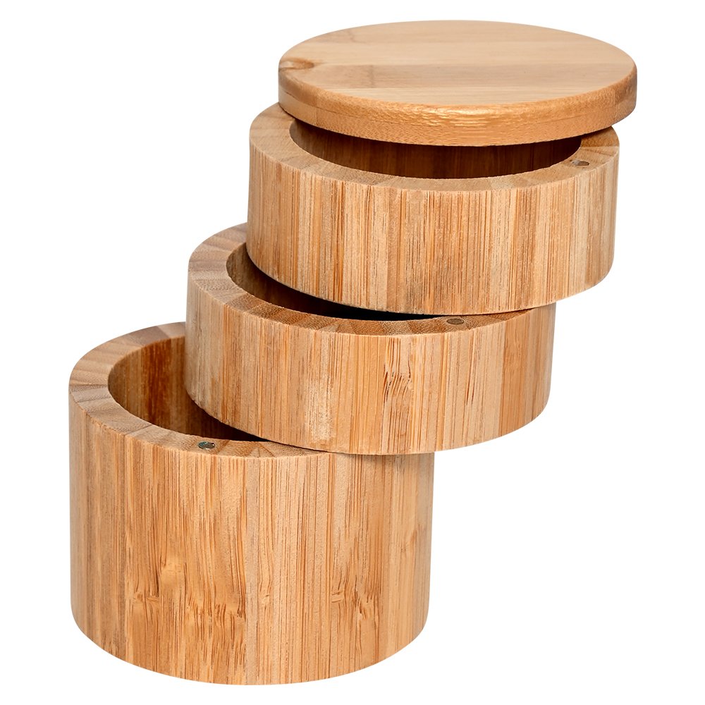 Pote Com Três Divisões Ecokitchen Bambu Mimo Style