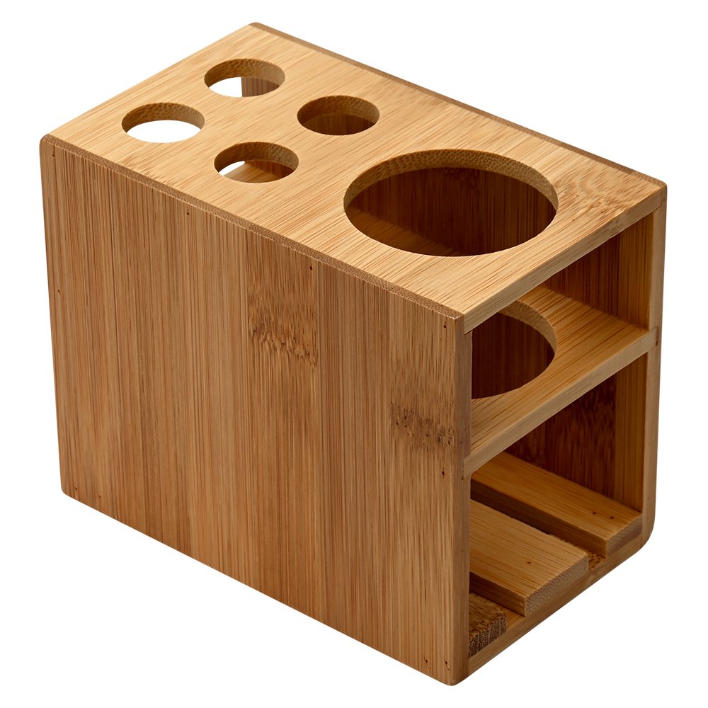 Peça de Banheiro Bambu Acompanha Porta Escova e Creme Dental em Peça Única Bambu Mimo Style