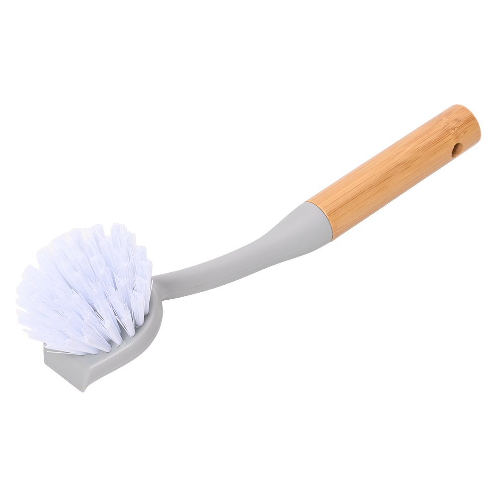 Escova Clean Multiuso Produzida em Silicone e Bambu Mimo Style