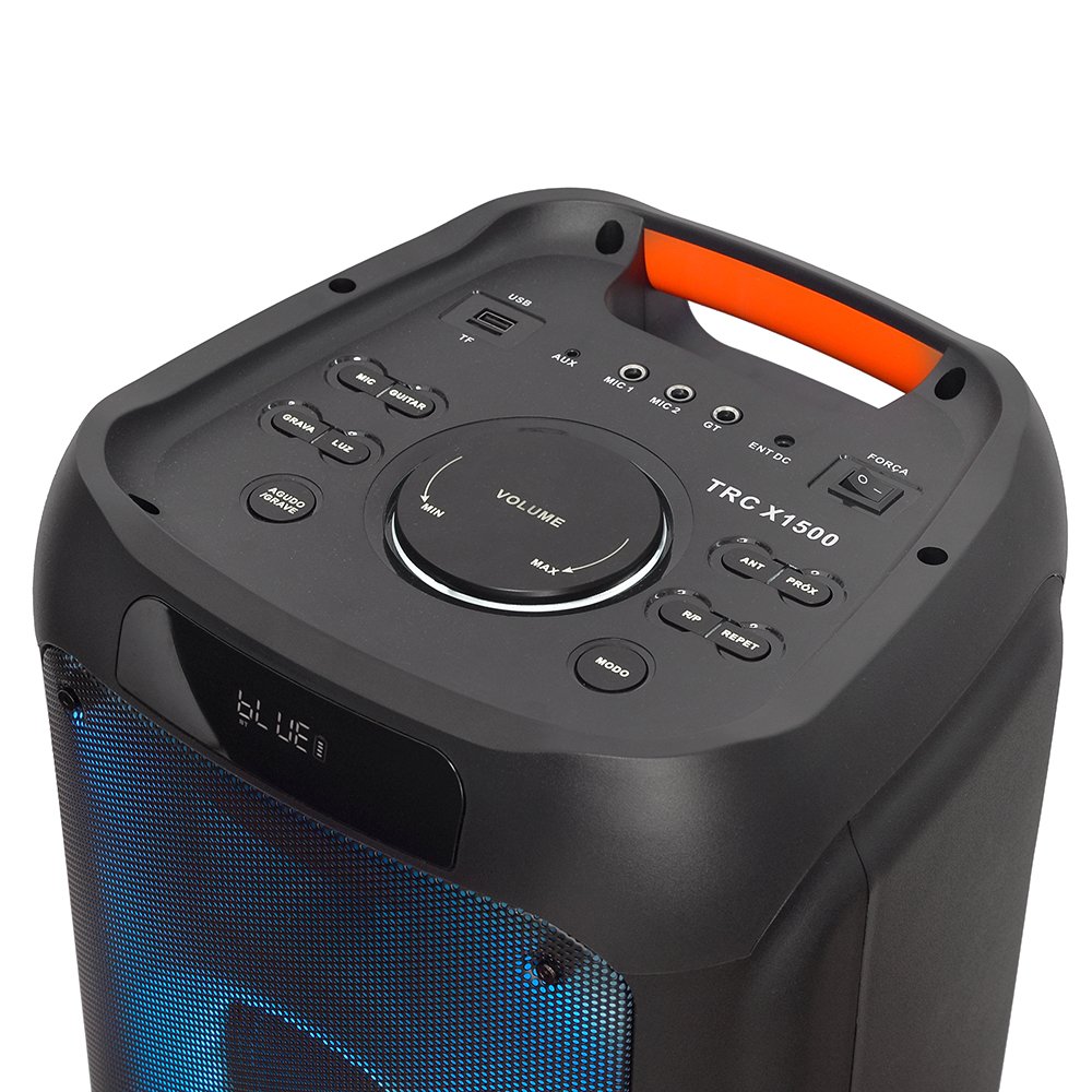 Caixa De Som Amplificada Com Bluetooth 1500W - TRC